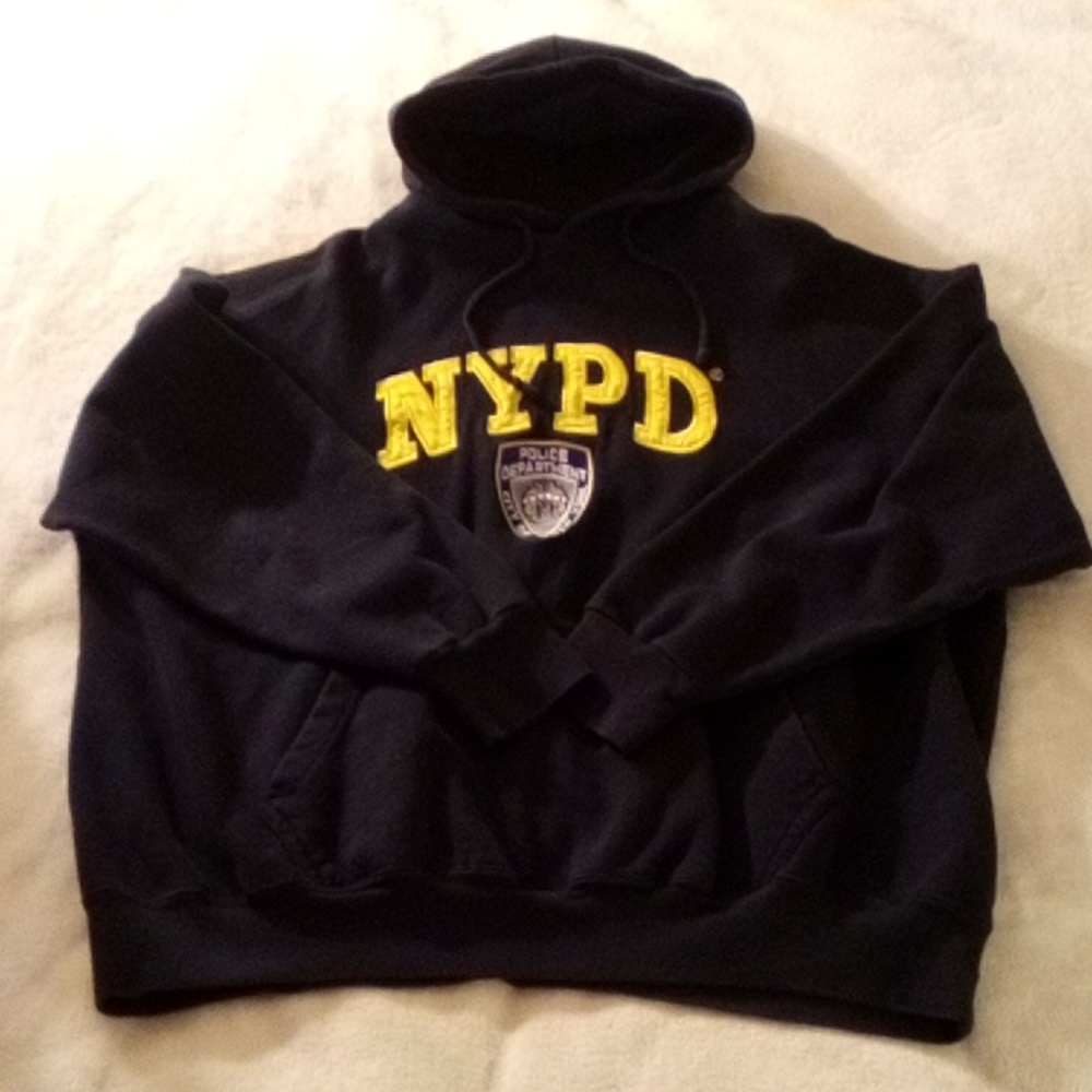 NYPD POLICE DEPARTMENT MENS HOODIE SIZE 1XL